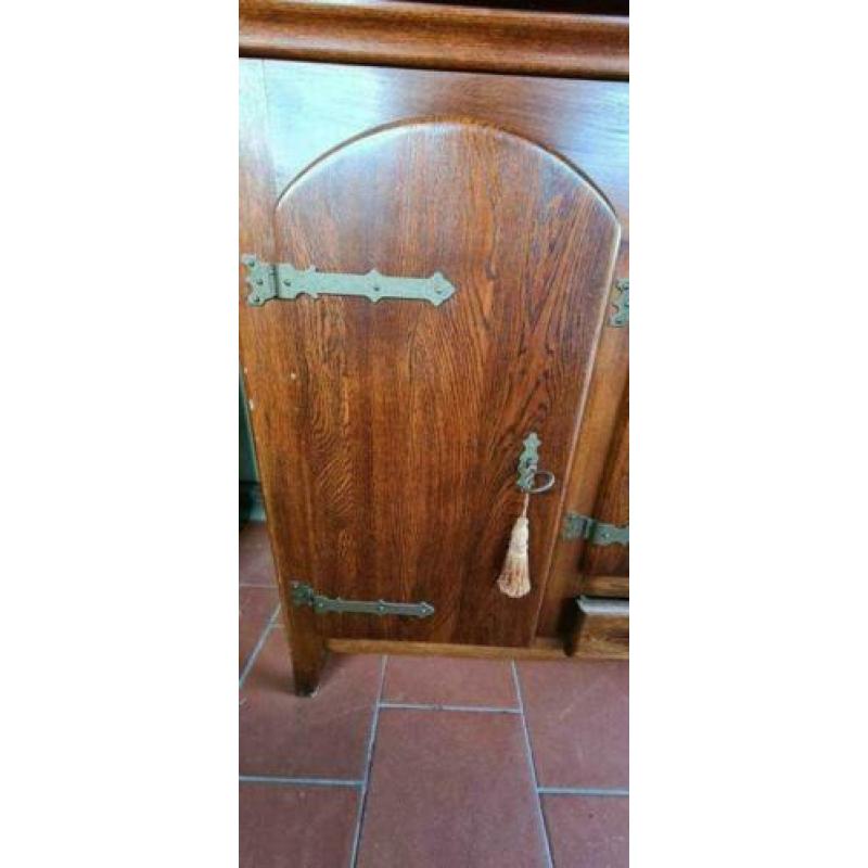 Houten bar kast (bieden)