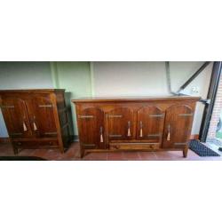 Houten dressoir kast (bieden)