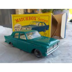 Matchbox  Lesney  n° 33b  FORD  ZEPHYR  I I I