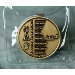 Morse code coin