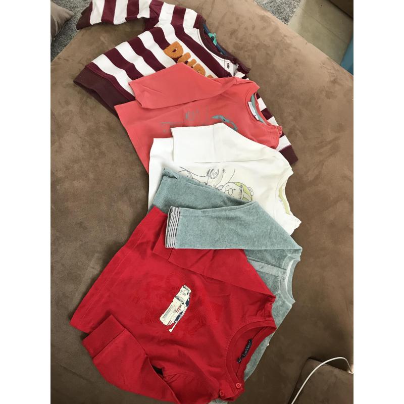 Pakketje kleding jongens (21 stuks) maat 74