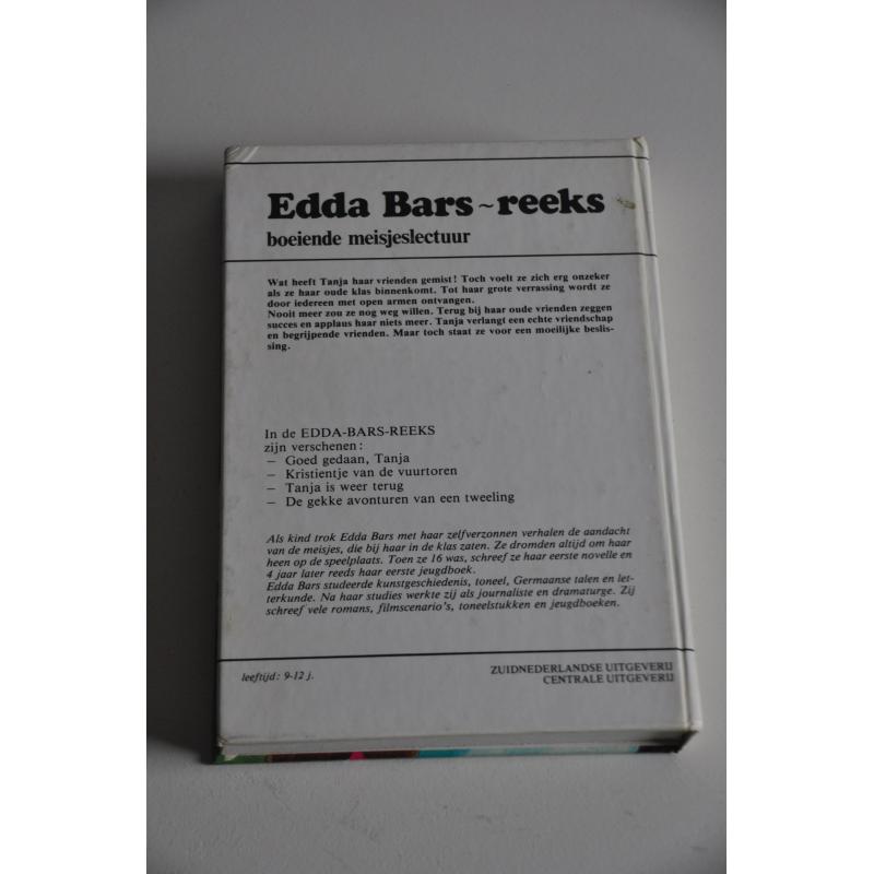 Tanja is weer terug.  Edda Bars