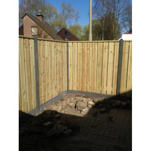 AANBIEDING! Hout/Beton schutting al vanaf €70,- p/m
