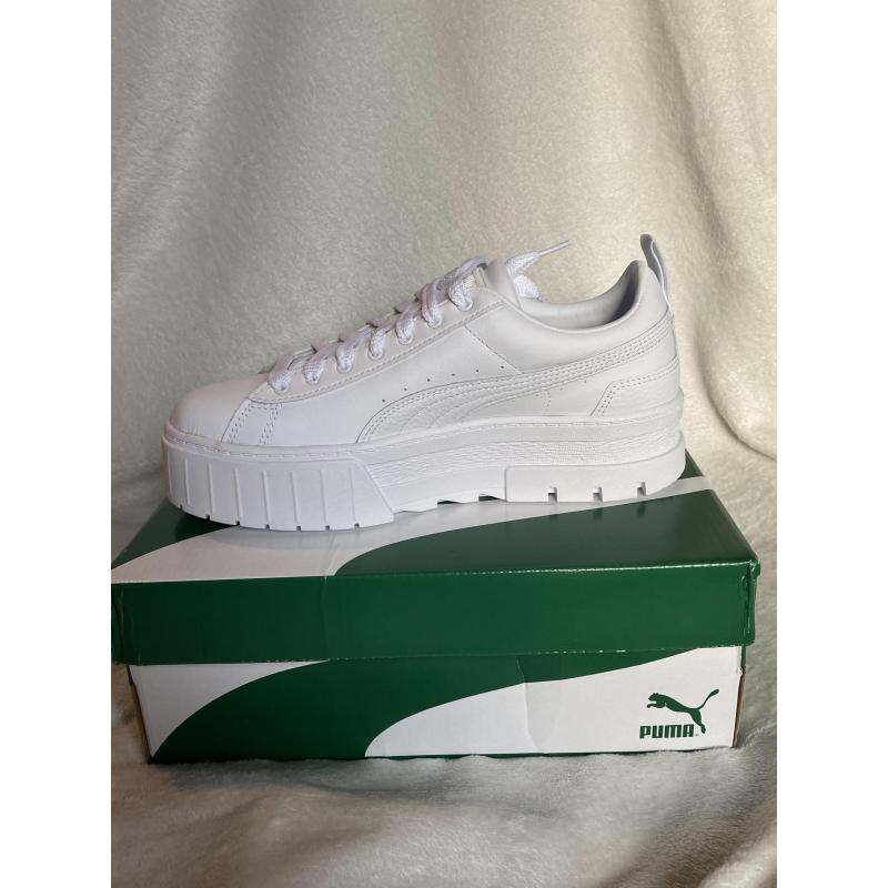 Puma mayze classic - sneakers laag -white