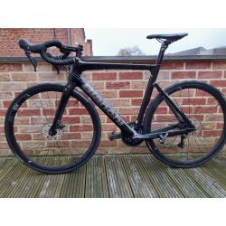 Bianchi Aria Aero 105 Disc, black/graphite full glossy (Framemaat 57cm)