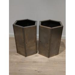 *NIEUW* Bloembak Cortenstaal 40x40x60 met verstelbare bodem