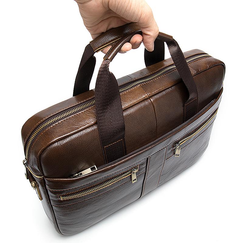 Partij Lederen Tassen 15"4  - Cognac x 20 en Zwart x 20