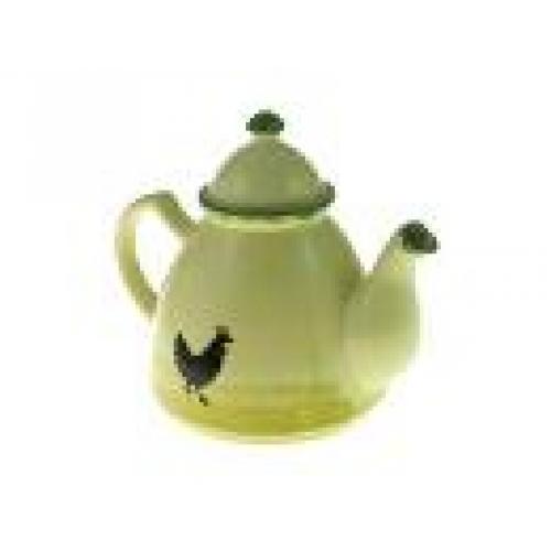 Theepot Kip haan servies