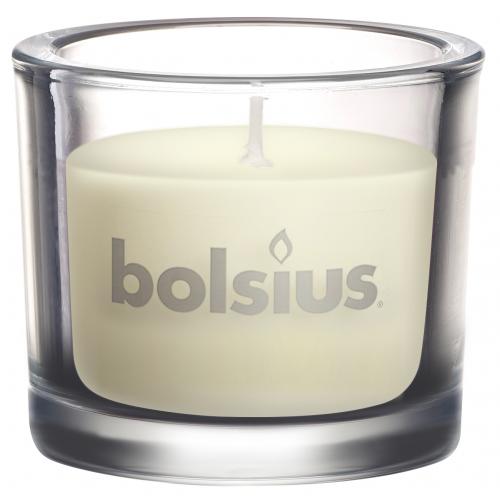 Bolsius chic glas ivoor