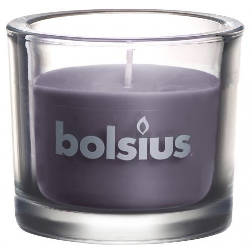 Bolsius chic glas taupe