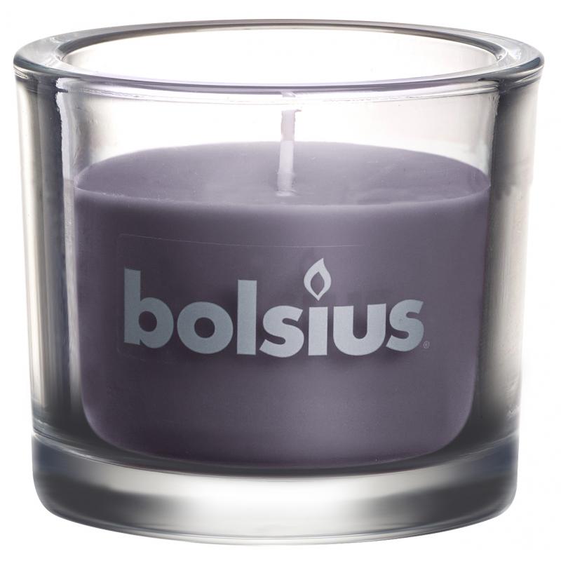 Bolsius chic glas taupe