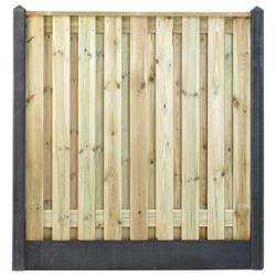 AANBIEDING! Hout/Beton schutting al vanaf €70,- p/m
