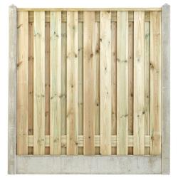 AANBIEDING! Hout/Beton schutting al vanaf €70,- p/m