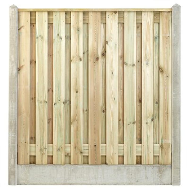 AANBIEDING! Hout/Beton schutting al vanaf €70,- p/m