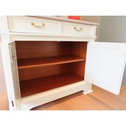 Nieuwe Gerestaureerde Muntgroene Dressoir in Hardhout
