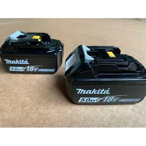 Makita 18v 5ah accu's zo goed als nieuw