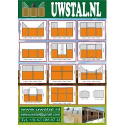 Paardenstal paardenboxen stal wanden