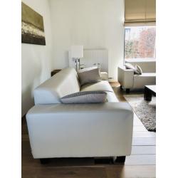Modern lederen salon