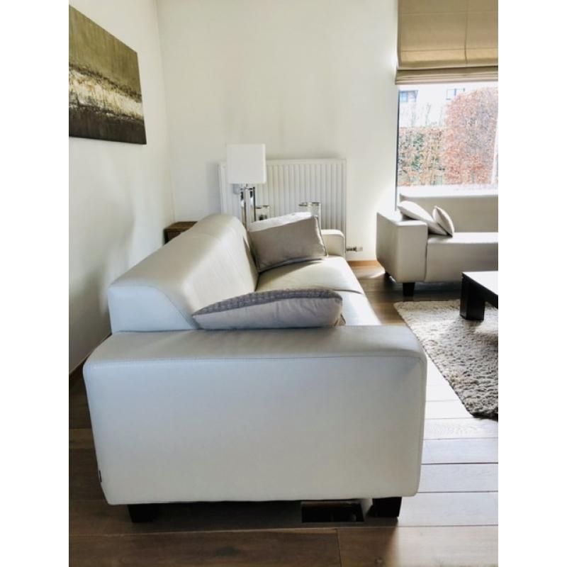 Modern lederen salon