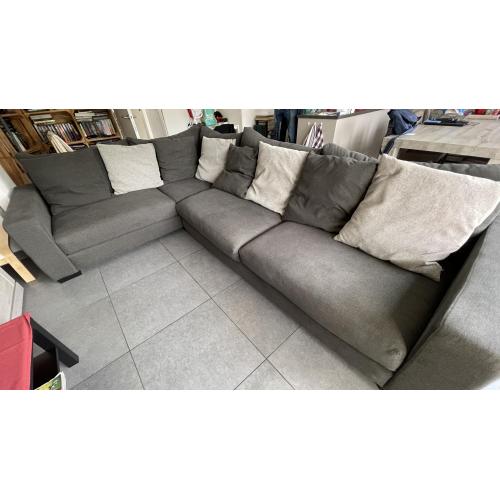 Wegens verhuis - grote, gezellige hoeksofa