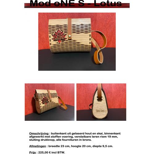 Houten handtas Cara-Cara Lotus-Collection