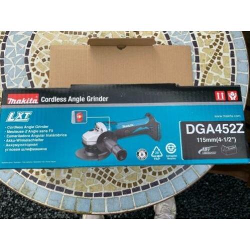 Makita 18v haakse slijper nieuw