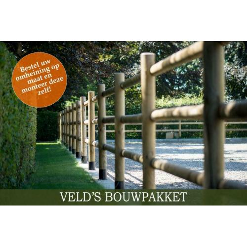 Veld's bouwpakket, omheining, weide paddock rijbak