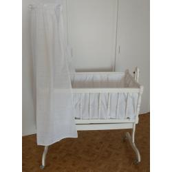 Houten schommelWieg inclusief matras