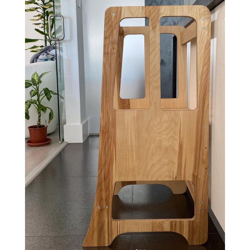 MONTESSORI VASTE LEERTOREN - 3 HOOGTENIVEAUS-Nieuw in de winkel