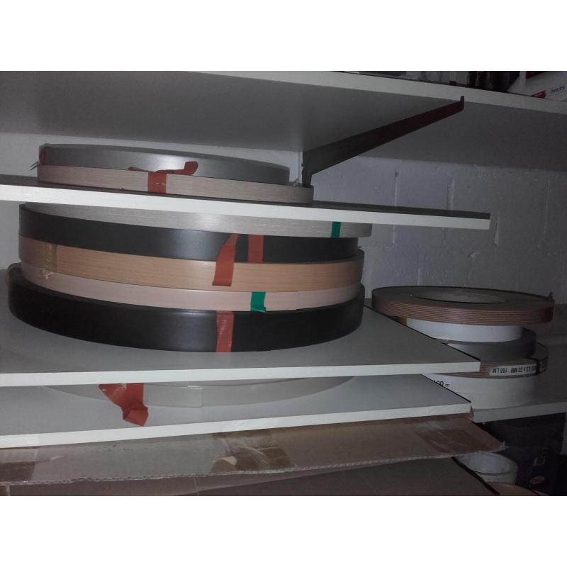 Partij kantenband abs 2mm en 0,5 mm