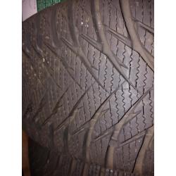 4 Winterbanden op stalen velg