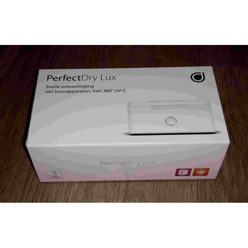 PerfectDry Lux = elektrische droogdoos voor hoortoestellen