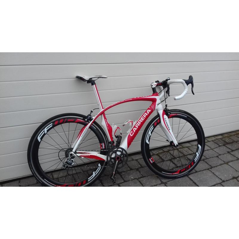 Carrera phibra 2 afgemonteerd met campagnola superrecord