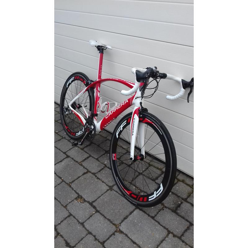 Carrera phibra 2 afgemonteerd met campagnola superrecord