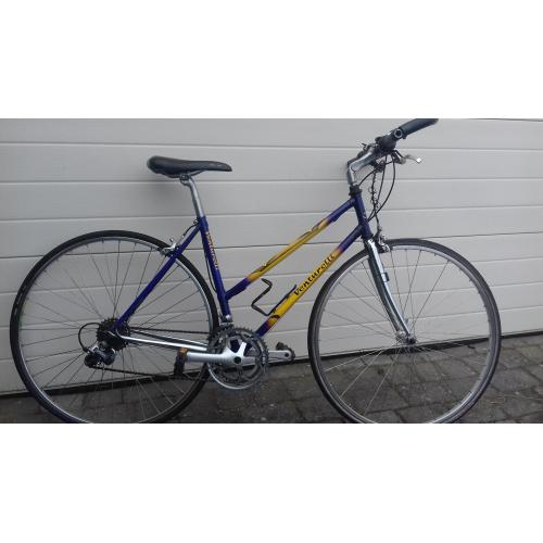 dames racefiets met recht stuur