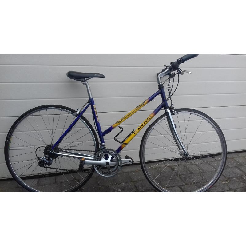 dames racefiets met recht stuur