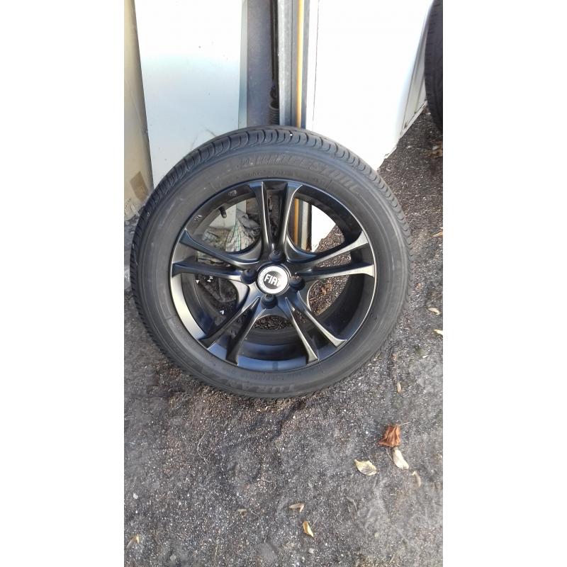 Sportvelgen winterbanden fiat 500s