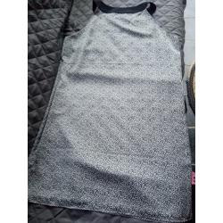 Zwart en wit jurk H&M maat 46