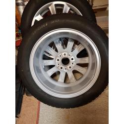 Originele BMW winter set velgen en banden.