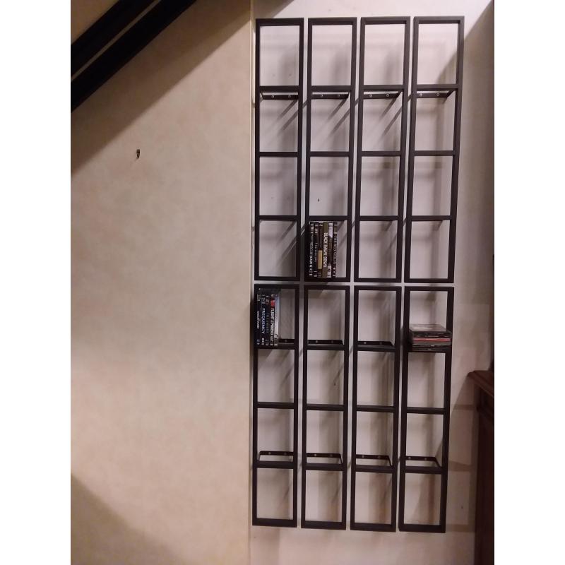 Mooie metalen cd- of DVD-rekjes (10 stuks)