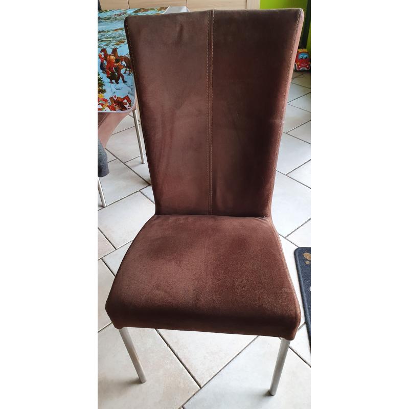Lederen eetkamerstoelen