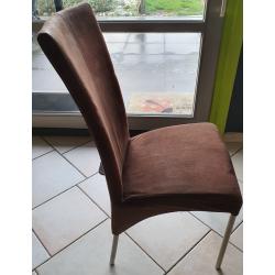 Lederen eetkamerstoelen