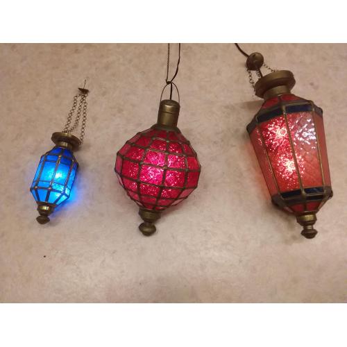 Set oosterse hanglampen