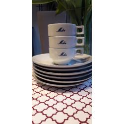 Mokka servies voor 6 personen