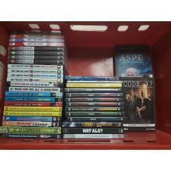 270 dvd's (80% nog in plastic)