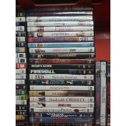 270 dvd's (80% nog in plastic)