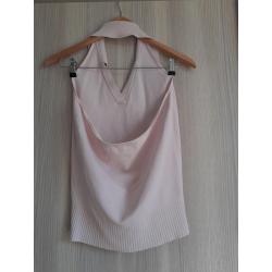 Lichtroze halter-topje Yuka - maat 38