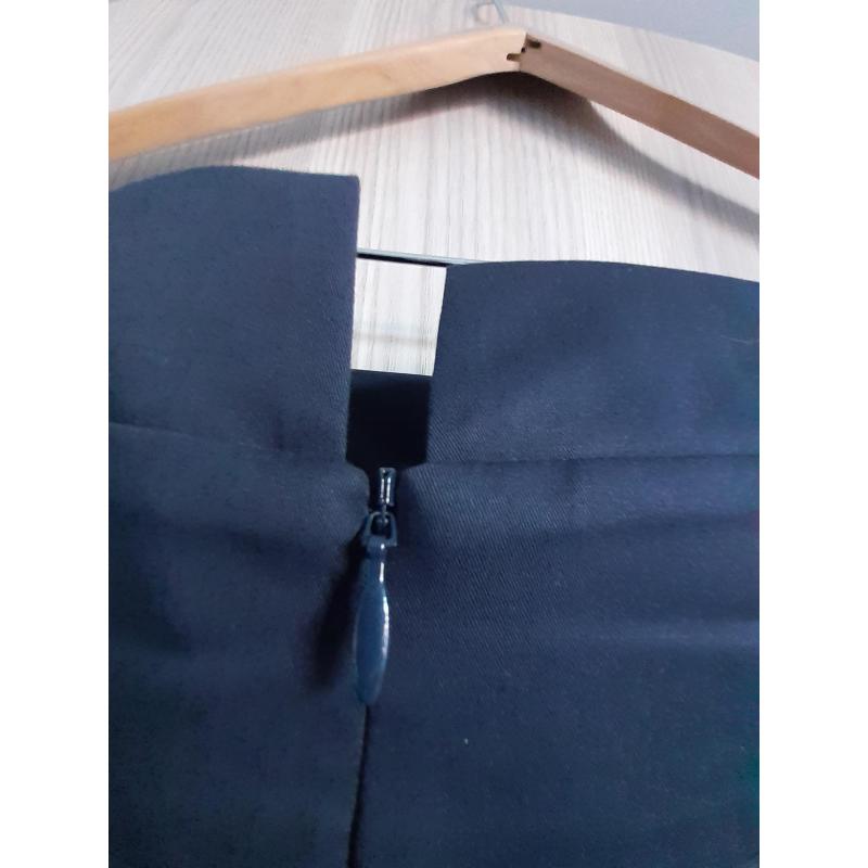 Blauwe halflange rok in katoen - Caroll
