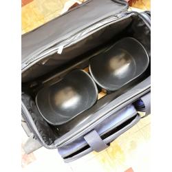 2 Bowlingballen, draagtas en schoenen