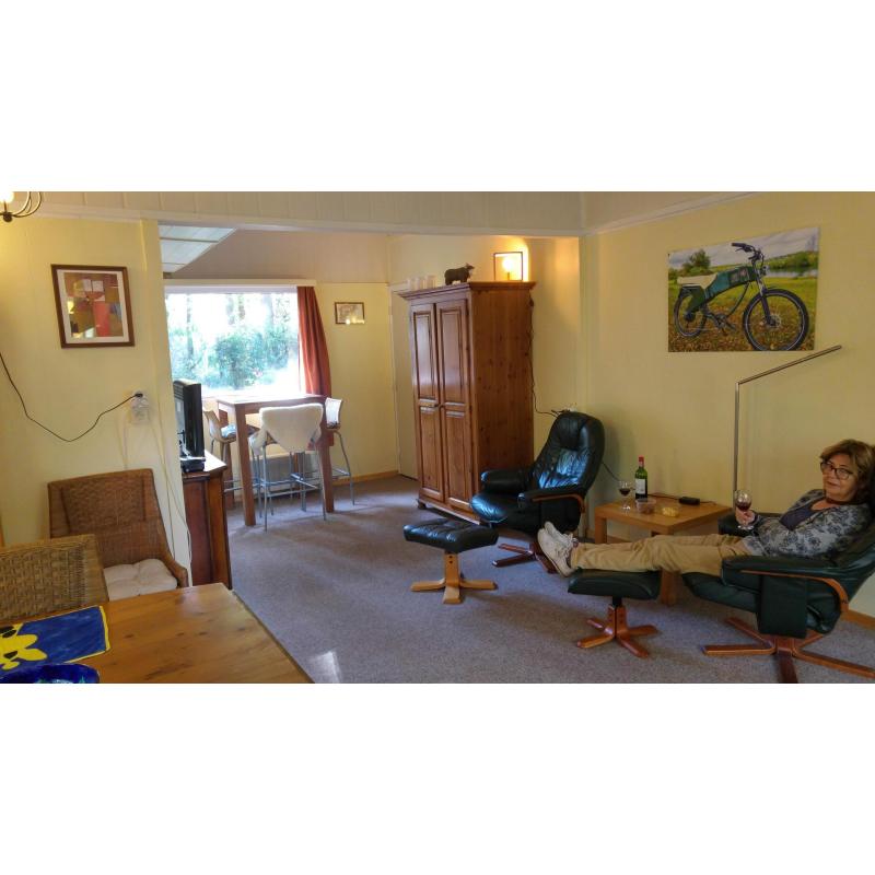 Te huur bos chalet (max. 3 pers.) 9 km van Maastricht